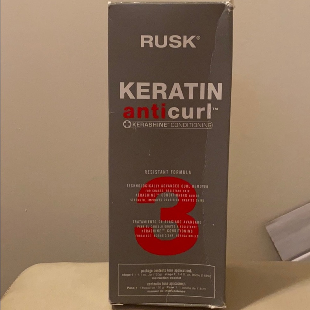 Rusk keratin anti curl